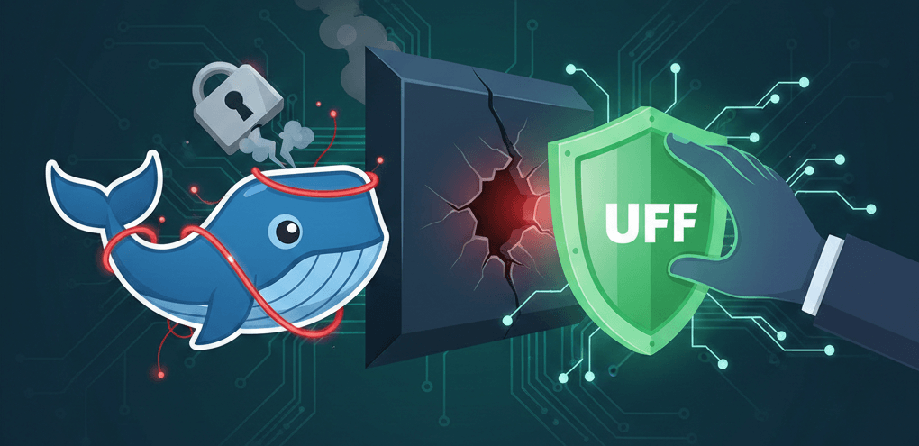 docker,ufw,security,docker ufw security,docker ufw not blocking,ufw not working with docker